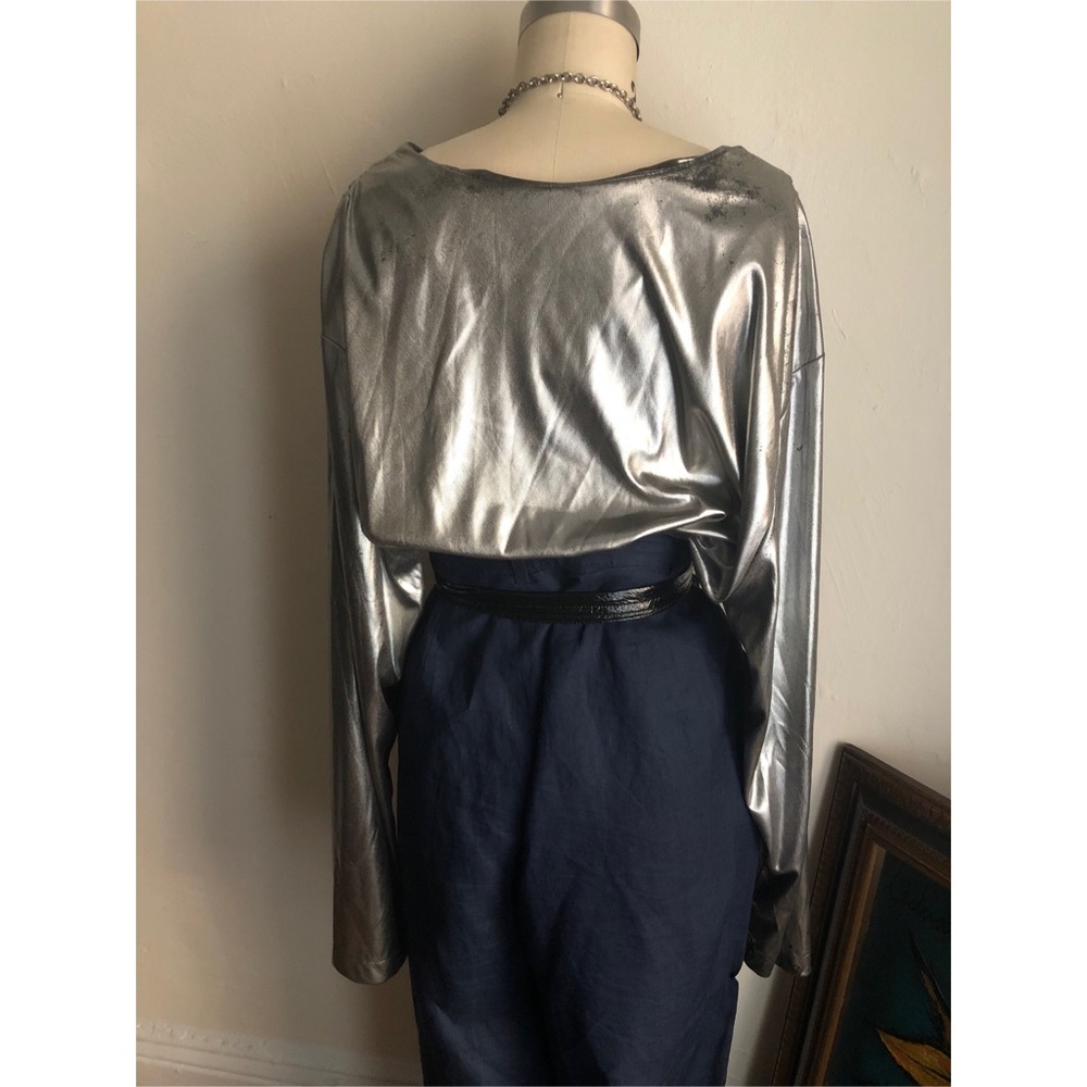 Vintage-Metallic Liquid-Top - Picture 6 of 8